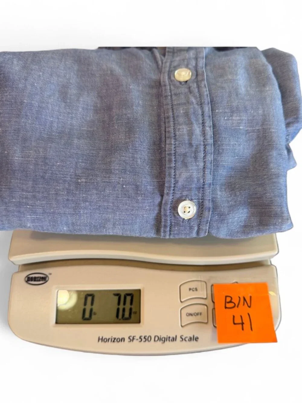 Banana Republic Linen Cotton Shirt XL Blue